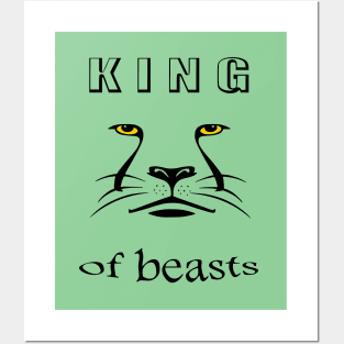 King of beasts Posters and Art